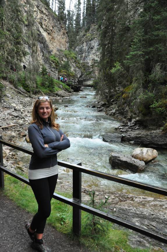 Johnston Canyon, no Banff National Park, em Alberta, no Canadá